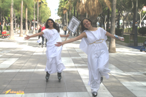 Almeria Dia Mundia Filosofia 2015_patinadoras griegas
