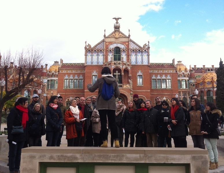 Nueva Acrópolis Barcelona en visita al Recinto Modernista Sant Pau.