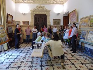 2016-6-3 exposicion en el palacio de abrantes de maripi morales an
