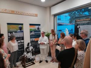 Inauguración de la micro-exposición: «Gandhi y la filosofía de la paz»
