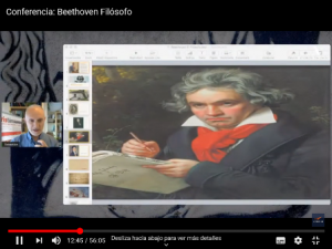 Retrato Beethoven filósofo Acropolis Almeria
