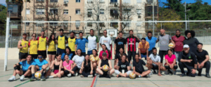 Encuentro amistoso de voleibol